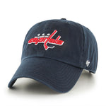 Washington Capitals '47 NHL Alternate Black Clean Up Adjustable Cap