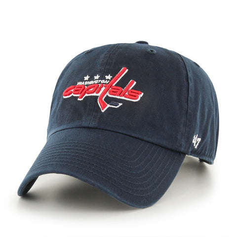 Washington Capitals '47 NHL Alternate Black Clean Up Adjustable Cap