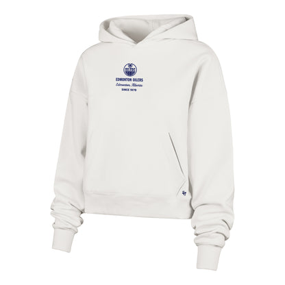 '47 NHL Edmonton Oilers Women's Anderson Foundation Hoodie - White