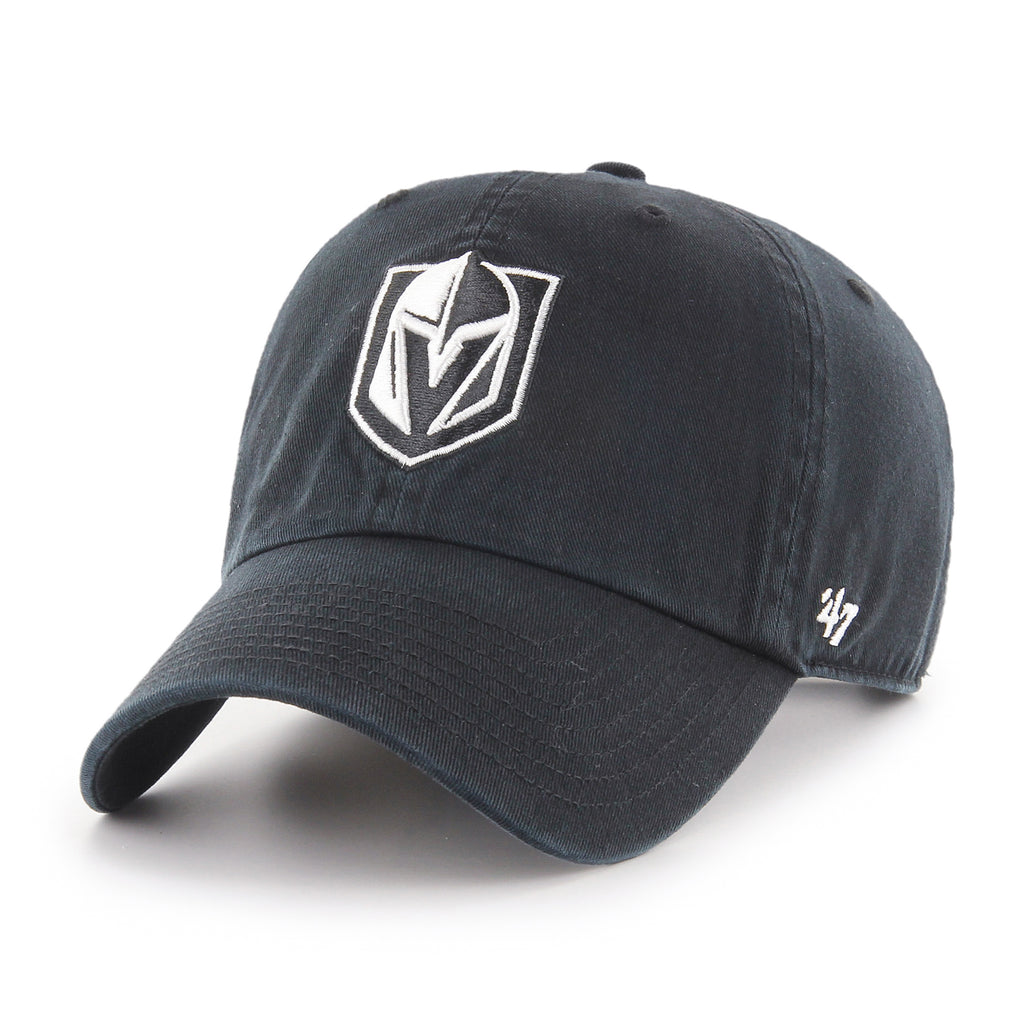 Vegas Golden Knights 47 NHL Black with Black and White Logo Clean Up The Sports Collection
