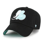 47 MLB Montreal Expos Black Mint Double Under Adjustable Clean Up Hat