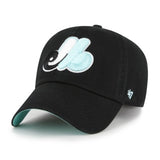 47 MLB Montreal Expos Black Mint Double Under Adjustable Clean Up Hat