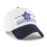 47 NHL Toronto Maple Leafs Double Header Adjustable Cap - White/Navy