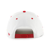 '47 NHL Hitch Calgary Flames Diamond Cut Snapback Hat - White / Red