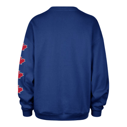'47 MLB Women's Toronto Blue Jays 'Go Big' Crewneck - Blue