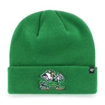 47 NCAA Notre Dame Fighting Irish Raised Cuff Knit Hat - Green
