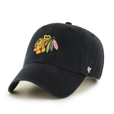 Chicago Blackhawks '47 NHL Black Clean Up Adjustable Cap