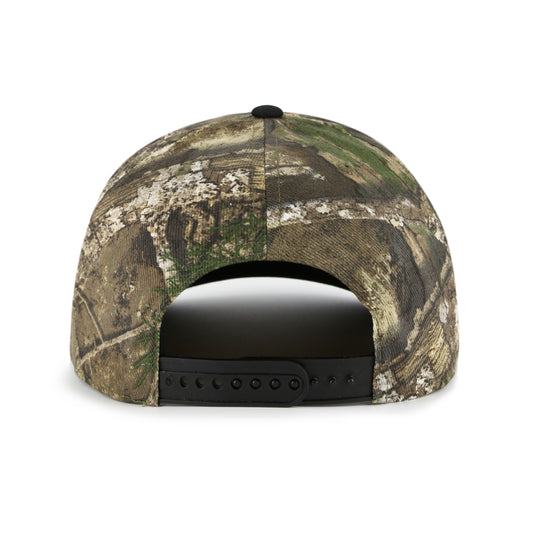 '47 NHL Edmonton Oilers REALTREE APX Hitch TT  Snapback Hat- Camo/Black
