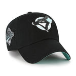 '47 MLB Toronto Blue Jays Black Mint Double Under Clean Up Adjustable Hat - Black
