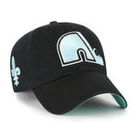 '47 MLB Montreal Expos Black Mint Double Under Clean Up Adjustable Hat - Black