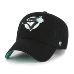 '47 MLB Toronto Blue Jays Black Mint Double Under Clean Up Adjustable Hat - Black