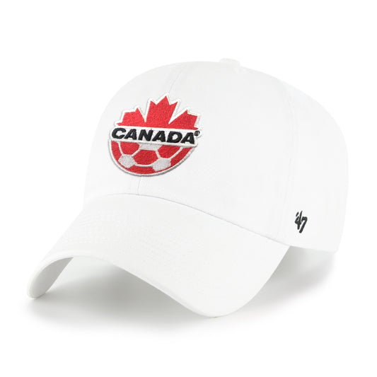 47 Canada Soccer Adjustable Clean Up Hat - White
