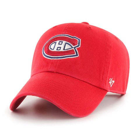 '47 NHL Montreal Canadiens Vintage Clean Up Adjustable Hat - Red