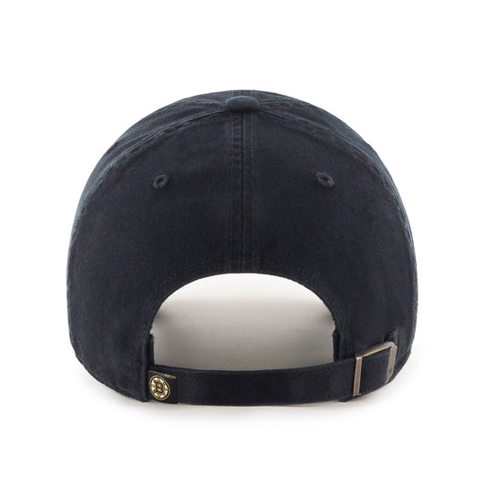 Men's Boston Bruins '47 Black Team Clean Up Cap