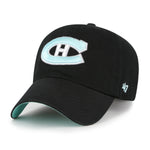 '47 NHL Montreal Canadiens Black Mint Double Under Clean Up Adjustable Hat - Black