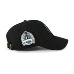 '47 NHL Edmonton Oilers Black Mint Double Under Clean Up Adjustable Hat - Black