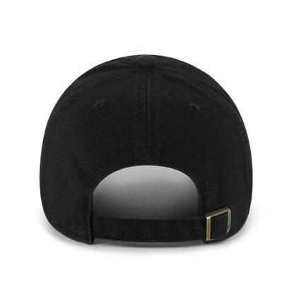 '47 NHL Edmonton Oilers Black Mint Double Under Clean Up Adjustable Hat - Black