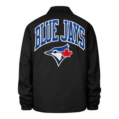 47 MLB Toronto Blue Jays Retread Coaches Jacket - Black