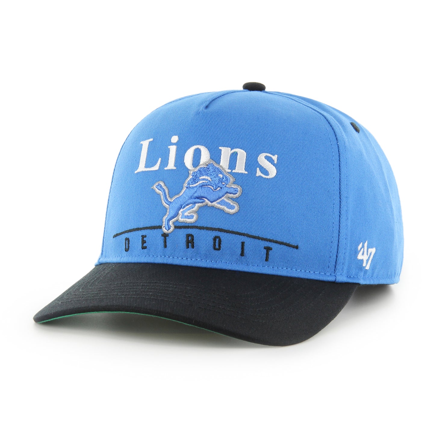 '47 NFL Detroit Lions Super Hitch adjustable Snapback Hat - Blue / Black