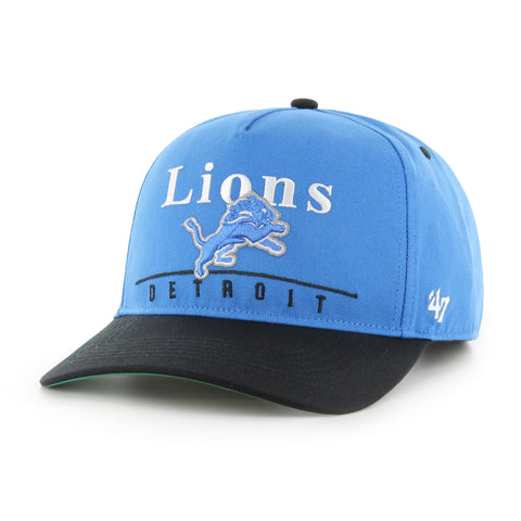 '47 NFL Detroit Lions Super Hitch adjustable Snapback Hat - Blue / Black