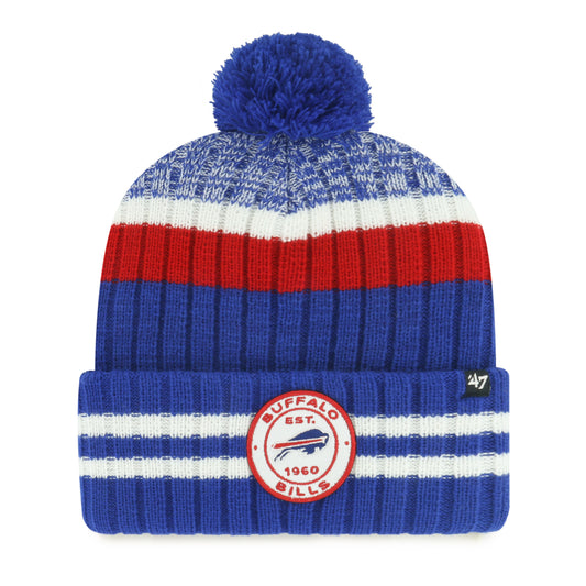'47 NFL Buffalo Bills Quiver Cuff Knit Beanie - Blue