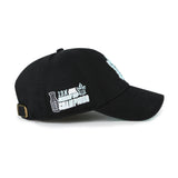 '47 NHL Toronto Maple Leafs Black Mint Double Under Clean Up Adjustable Hat - Black