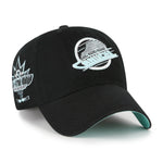 '47 NHL Vancouver Canucks Black Mint Double Under Clean Up Adjustable Hat - Black