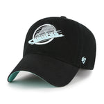 '47 NHL Vancouver Canucks Black Mint Double Under Clean Up Adjustable Hat - Black