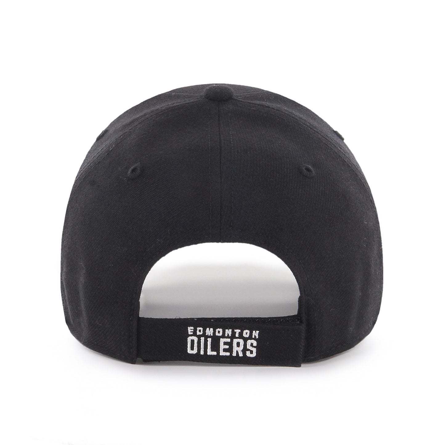 47 Men's Edmonton Oilers Black/White MVP Adjustable Hat - One Size
