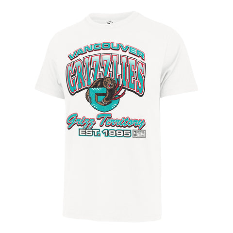 '47 Men's NBA Vancouver Grizzlies Bounce Arch Tee - White
