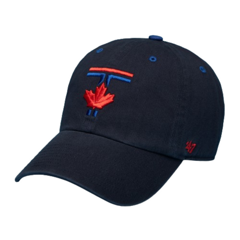 47 MLB Toronto Blue Jays  2024 City Connect Clean Up Adjustable Cap - T Logo
