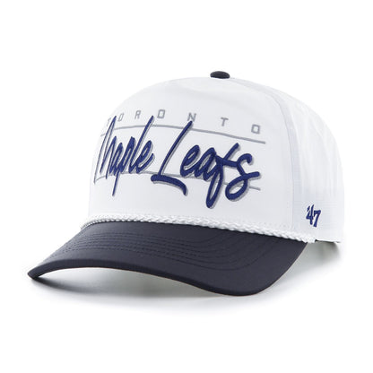 '47 NHL Toronto Maple Leafs Condor TT Adjustable Hitch Hat - White/Black