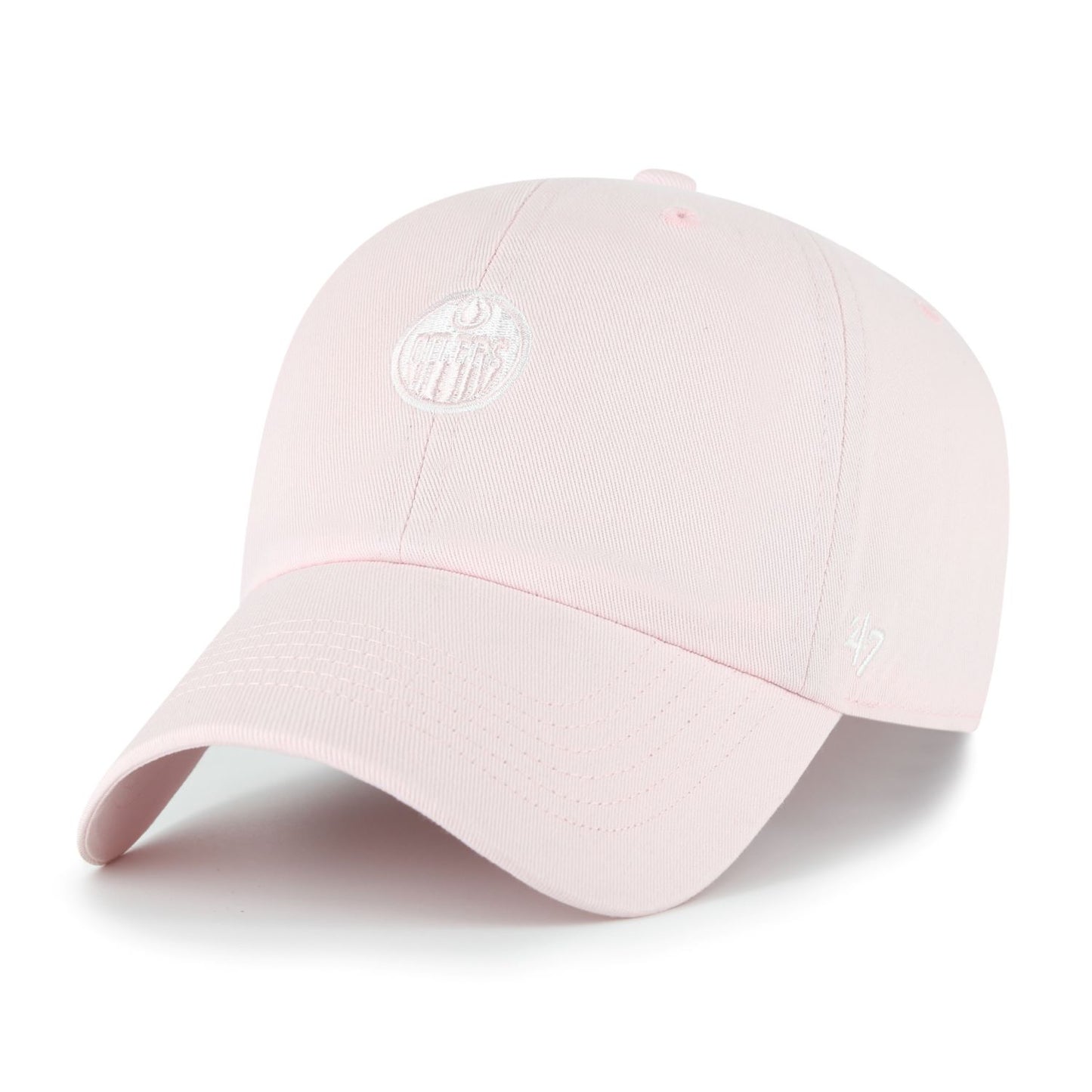 '47 NHL Edmonton Oilers Gelato Base Ballpark Runner Clean Up Women's -Pink