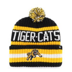 '47 CFL Hamilton Tiger-Cats Bering Cuff Knit Cap - Black/Yellow