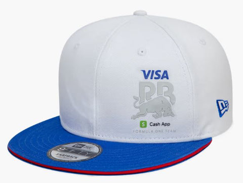 New Era 9FIFTY Formula 1 Visa Cash App Racing Bulls M/L Adjustable Snapback Hat - White