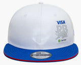 New Era 9FIFTY Formula 1 Visa Cash App Racing Bulls M/L Adjustable Snapback Hat - White