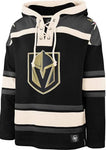 Men's Vegas Golden Knights Lacer Hoodie - Charcoal and Cream