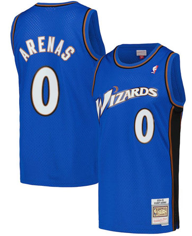 Mitchell & Ness NBA Washington Wizards Gilbert Arenas #0 2004-05 HWC Swingman Jersey - Royal Blue