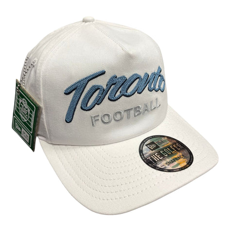 New Era The Golfer CFL Toronto Argonauts 2025 Keychain Turf Traditions Sideline Adjustable Snapback Hat - White