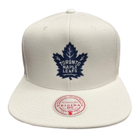 Mitchell & Ness NHL Toronto Maple Leafs Original Fit Adjustable Snapback Hat - White
