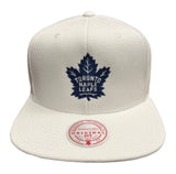 Mitchell & Ness NHL Toronto Maple Leafs Original Fit Adjustable Snapback Hat - White
