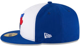 New Era 59FIFTY MLB Toronto Blue Jays Embroidered World Series 2025 Fitted Hat - White/Royal Blue