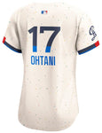 Nike Women's Los Angeles Dodgers Shohei Ohtani #17 City Connect Limited Player Jersey - Cream/Confetti