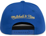 Mitchell & Ness MLB Toronto Blue Jays 2025 World Series Two-Tone Adjustable A-Frame Snapback Hat - Cream/Royal Blue