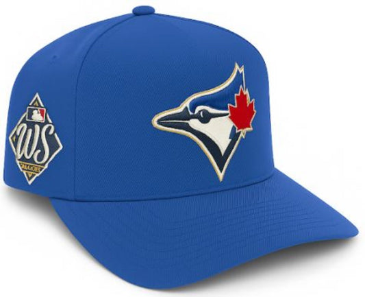 Mitchell & Ness MLB Toronto Blue Jays 2025 World Series Adjustable A-Frame Snapback Hat - Royal Blue