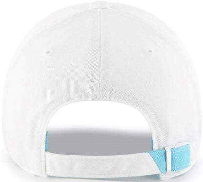 47 New York Yankees White Noise Clean Up Adjustable Cap - White/Caribbean
