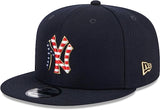 New Era York Yankees 9Fifty Fourth of July Flat Snapback Adjustable Hat - Navy