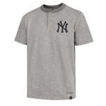 47 MLB New York Yankees All Field Fifties Henley Tee - Grey