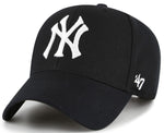 '47 MVP Sure Shot MLB New York Yankees Snapback Hat - Black/White