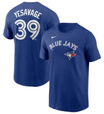 Nike MLB Trey Yesavage Toronto Blue Jays Fuse Name & Number T-Shirt - Royal Blue